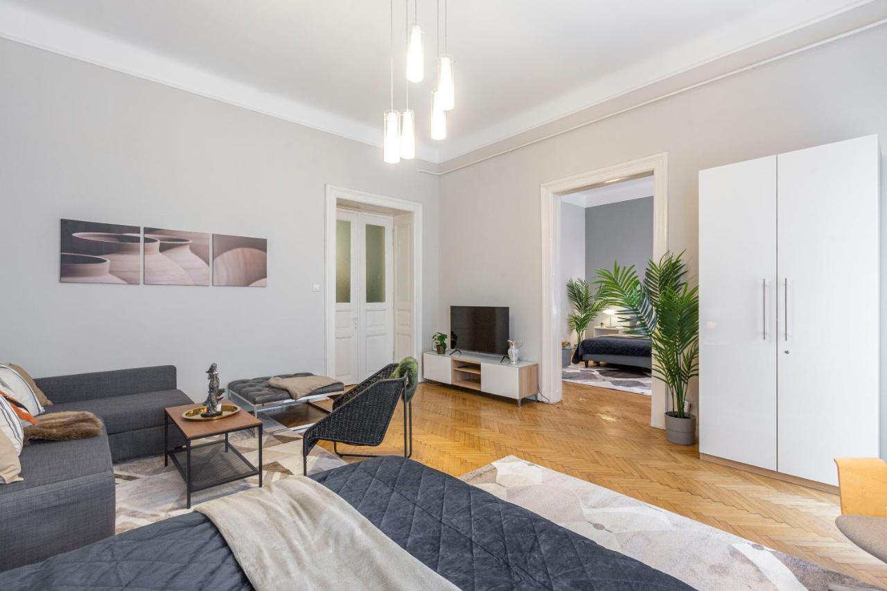 Spacious & Cozy Downtown Apartment With Balcony Budapeszt Zewnętrze zdjęcie